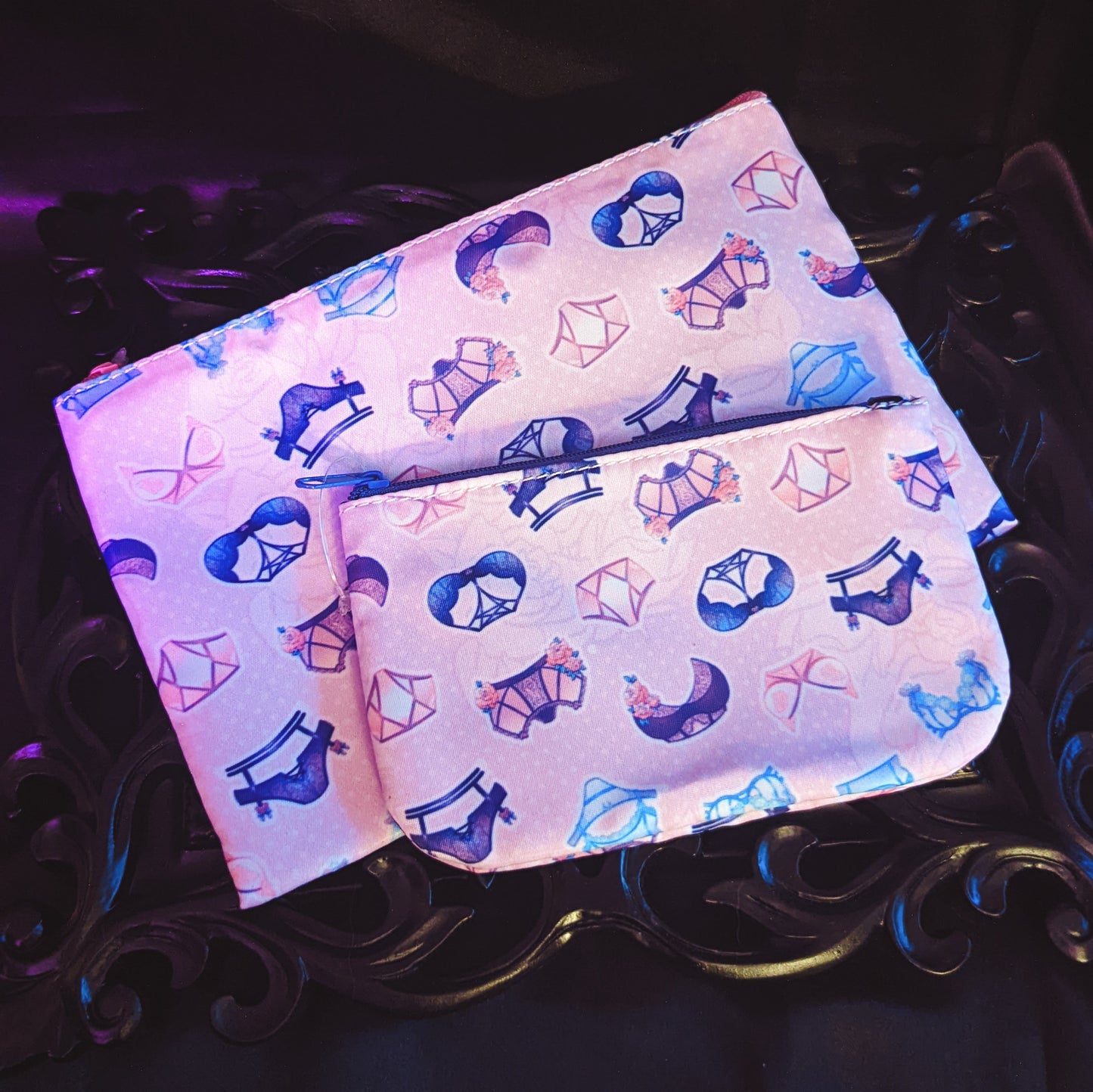 "Lace" Lingerie Pattern Art Bags