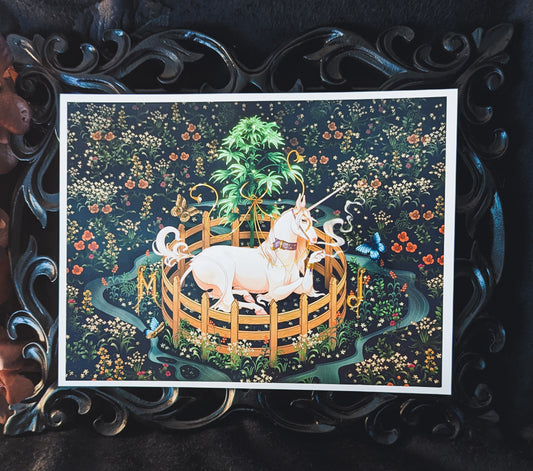 "Unicorn Tapestry" Print