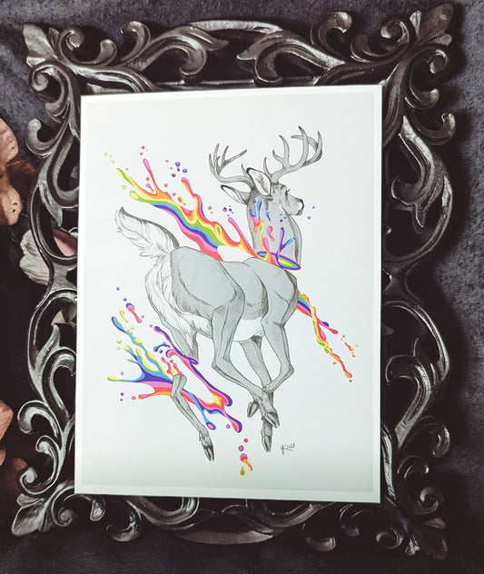 "Bleeding Colors" Print